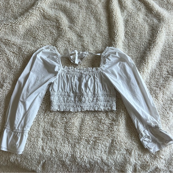 NA-KD Cropped Blouse - Picture 3 of 7